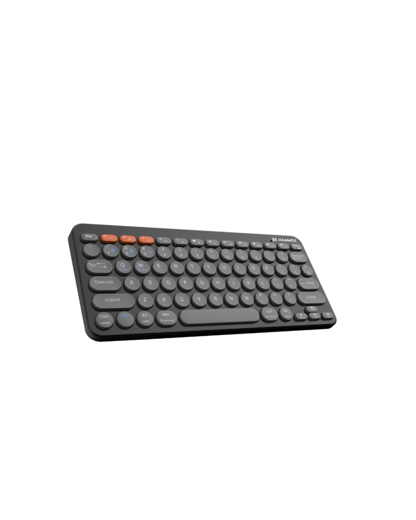 Hammok Flex Multi-Device Wireless + Bluetooth Keyboard | Dual Mode | Rechargeable | Multi-OS Compatible