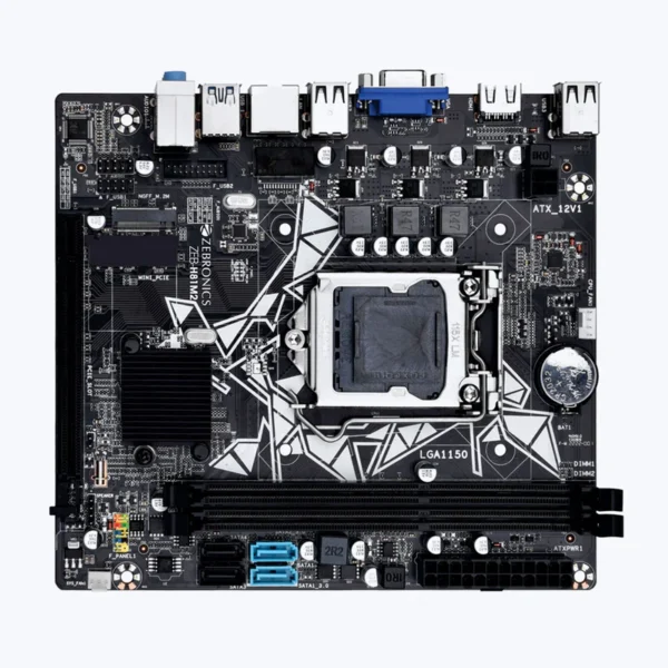 ZEBRONICS ZEB-H81M2 with PCIE M.2 / NVMe Slot (LGA 1150 Socket) LGA 1150Socket ATX Intel H81 Express Chipset DDR3 Motherboard for Desktop