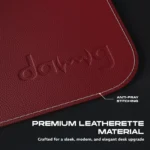 daWg KeyMat L1 Premium Vegan Leather Desk Mat for Gaming & Office - Image 3