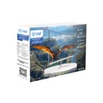 EVM 23.6-Inch Frameless Curved Full HD LED Monitor with Built-in Speakers | HDMI + VGA | EVM LED | Black - Image 2