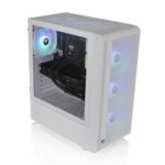 Thermaltake S200 TG ARGB Snow ATX Mid Tower Gaming Cabinet – White - Image 2