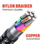 EVM Premium Type-C Nylon Braided Cable 25W Black - Image 4