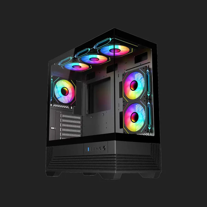 Karnage Crusader Computer Cabinet without Power Supply – Black