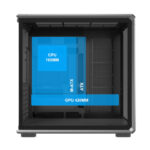 Ant Esports Crystal X8 Frame ATX Mid Tower Gaming Cabinet – Black - Image 3