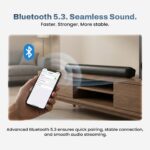 EVM EnAura 100W Home Theater Soundbar Speaker Black (EVM-BTS-109) - Image 4