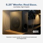 EVM EnAura 100W Home Theater Soundbar Speaker Black (EVM-BTS-109) - Image 3