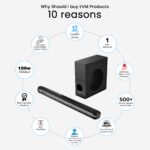 EVM EnAura 100W Home Theater Soundbar Speaker Black (EVM-BTS-109) - Image 2