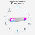 EVM EnBar Glow X Wireless Speaker 24W RMS with RGB White (EVM-BTS-205) - Image 2