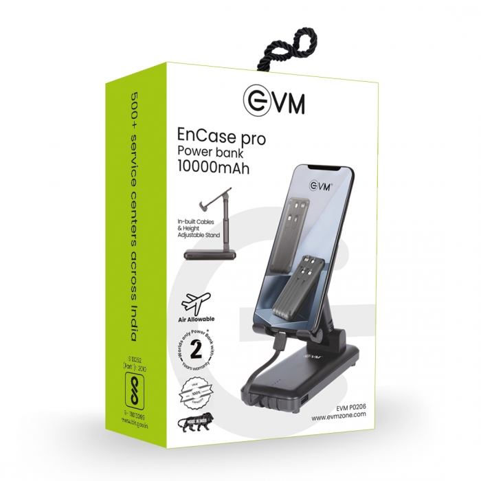 EVM EnCase Pro 10000mAh Fast Charging Power Bank