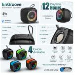 EVM EnGroove Bluetooth Portable Speaker | Black | EVM-BTS-202 - Image 4