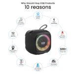 EVM EnGroove Bluetooth Portable Speaker | Black | EVM-BTS-202 - Image 2