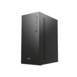 EVM Enigma 101 Micro ATX Computer Case with Power Supply | Compact Desktop Cabinet | Black