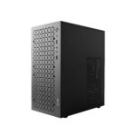 EVM Enigma 711 Micro ATX Computer Case with Power Supply | Compact Desktop Cabinet | Black