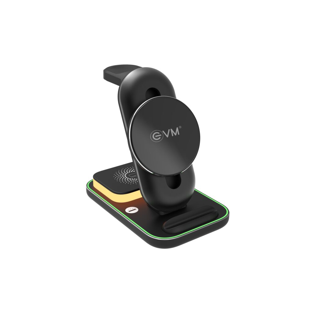 EVM EnMag Dock Pro WC-07 Fast Wireless Charging Stand – Black