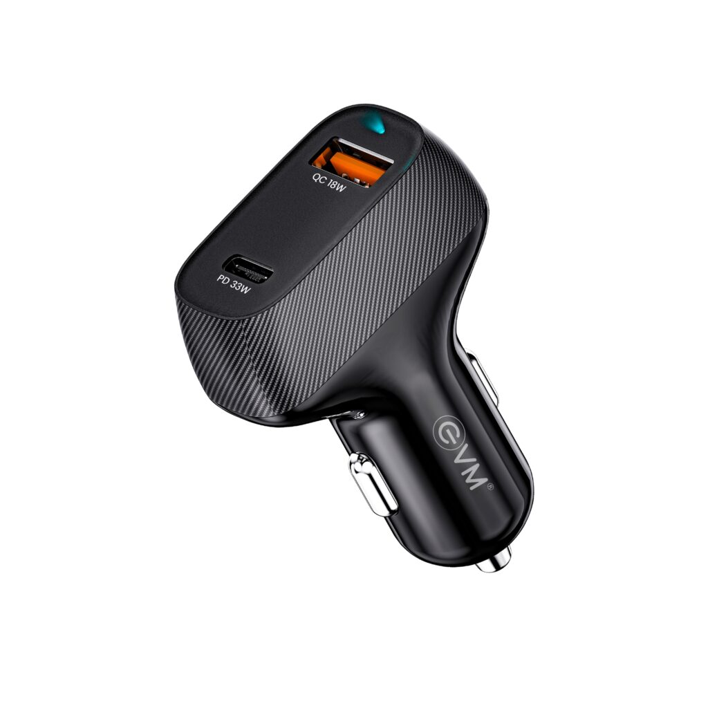 EVM EnPlug Neo 51W PD + QC Fast Car Charger (EVM-CCR-05)
