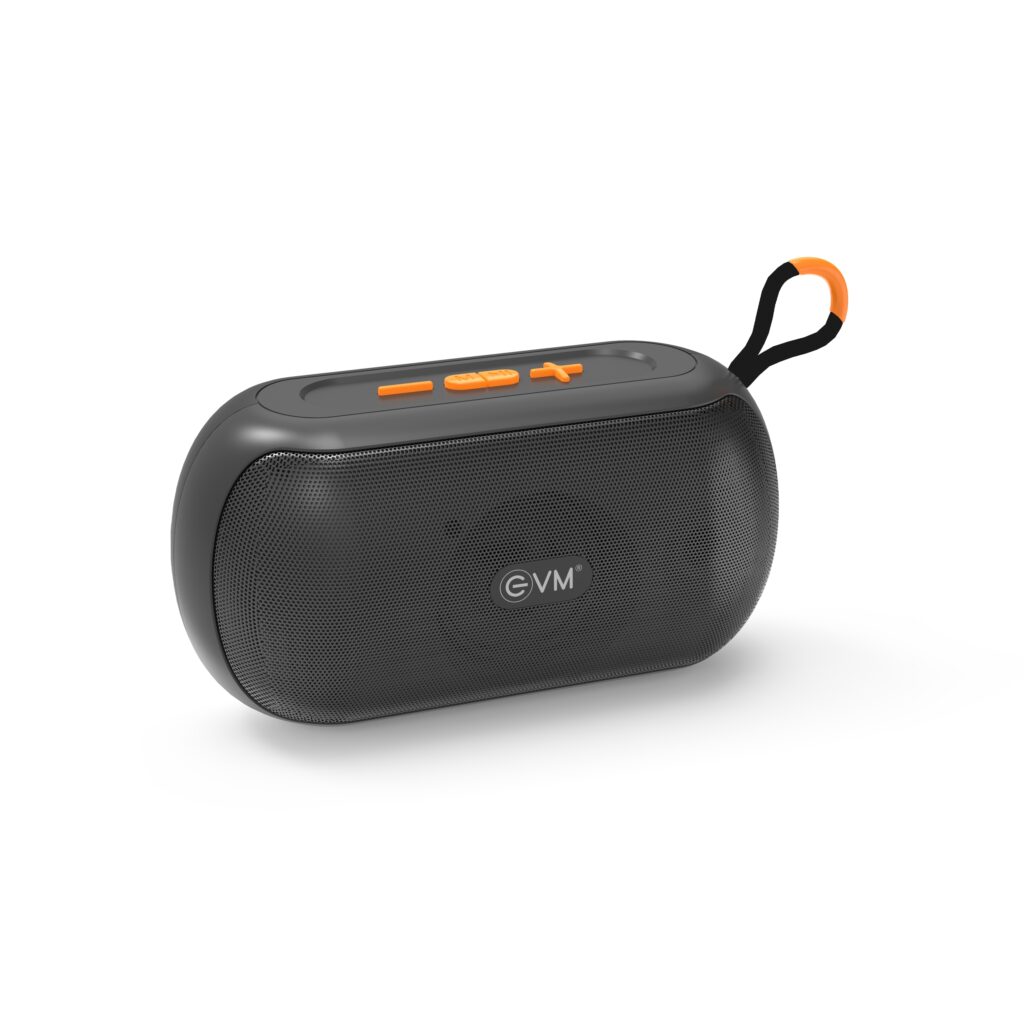 EVM EnRift Wireless Bluetooth Speaker with Deep Bass Black (EVM-BTS-108)