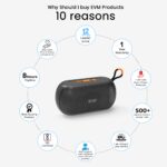 EVM EnRift Wireless Bluetooth Speaker with Deep Bass Black (EVM-BTS-108) - Image 3