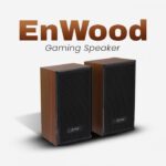 EVM EnWood 2.0 Wired Wooden Speaker (EVM-BTS-207) | USB Powered | Stereo Sound | Black - Image 3