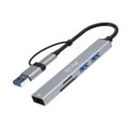 EVM USB 3.0 & Type-C Hub with 2-in-1 Card Reader | EVM-2U1