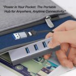 EVM 4-in-1 USB 3.0 Hub with Gigabit Ethernet | Dual Input USB-C & USB-A - Image 3