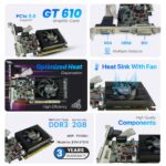 EVM GT 610 2GB DDR3 PCIe Graphics Card - Image 4