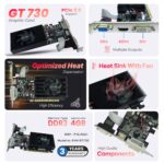 EVM GT 730 4GB DDR3 PCIe Graphics Card - Image 4