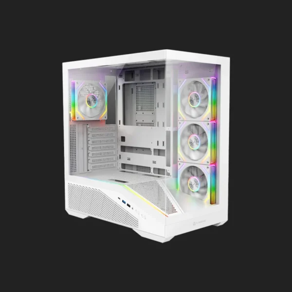 Karnage Hyperbeast Mid Tower Computer Cabinet – White