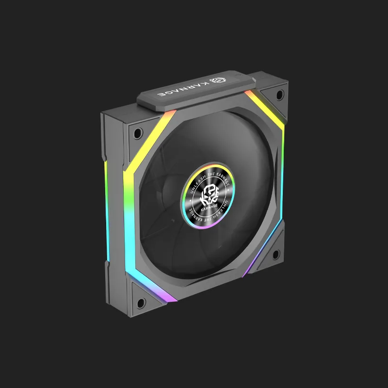 Karnage Ignite ARGB Gaming Case Fan – Black