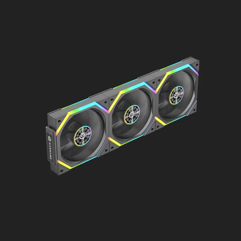 Karnage Ignite V3 ARGB Gaming Case Fan Kit – Black