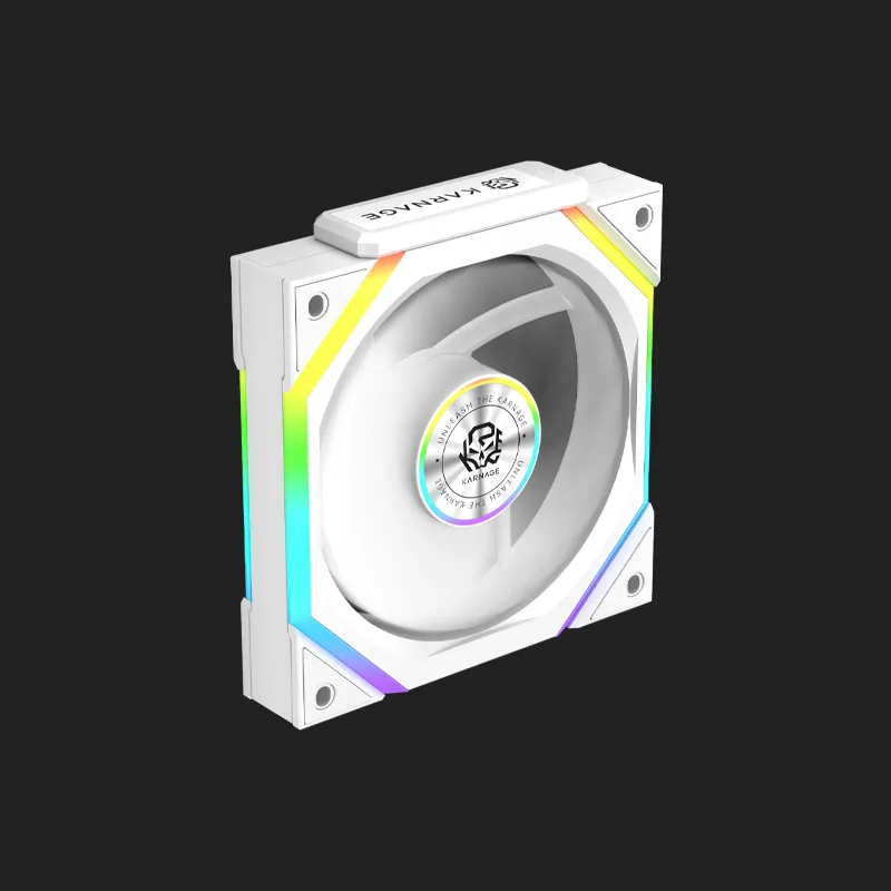 Karnage Ignite ARGB Gaming Case Fan – White