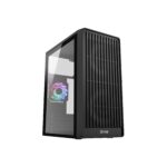 EVM Nebula 1080 Micro ATX RGB Gaming Cabinet | Tempered Glass | Without SMPS | Black