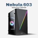 EVM Nebula 603 Micro ATX RGB Gaming Cabinet | Tempered Glass | Without SMPS | Black