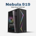 EVM Nebula 919 Micro ATX RGB Gaming Cabinet | Tempered Glass | Without SMPS | Black - Image 2