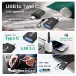 EVM Premium USB OTG Converter Type-C 3.0 Black – OTG-06 - Image 4