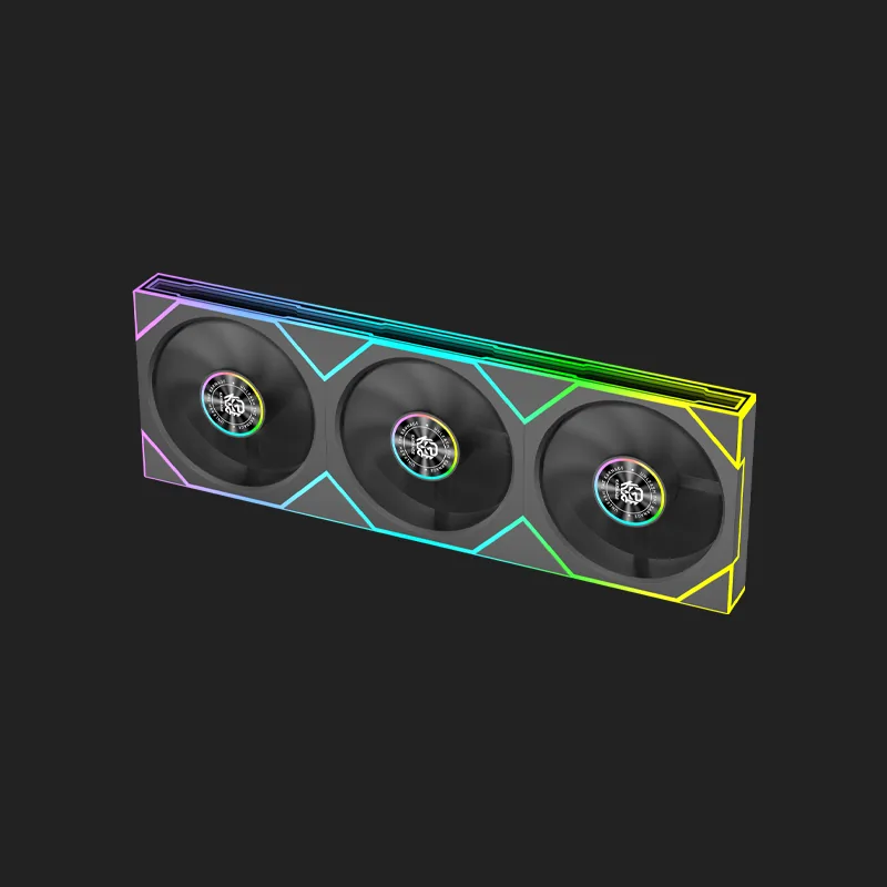 Karnage Sunbeam 360mm ARGB Case Fan – Black