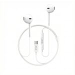 EVM Type-C Wired Headphones with Mic White – EVM-HF-06