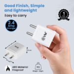 EVM CH-02 Fast USB Charger with Type-C Cable – White - Image 4