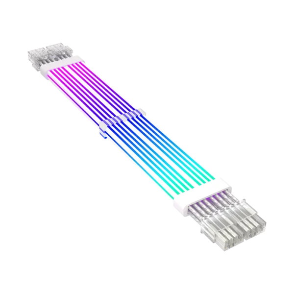 Ant Esports Neon Glow 8-Pin x2 ARGB PSU Cable Extension Kit (18AWG)
