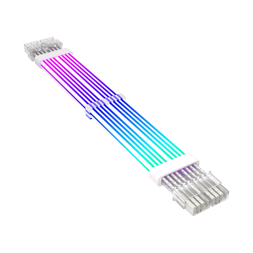 Ant Esports Neon Glow 8-Pin x2 ARGB PSU Cable Extension Kit (18AWG)