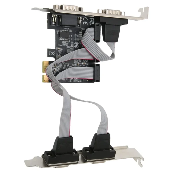 Hammok PCIe x1 to 4-Port RS232 Serial Adapter Card – 9900 Chipset