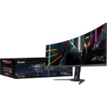 Gigabyte AORUS CO49DQ 49" QD-OLED DQHD (5120×1440) 144Hz Ultrawide Curved Gaming Monitor | 0.03ms | Height Adjustable - Image 6