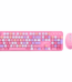 AULA AC306P2 Type 2 Wireless Gaming Keyboard and Mouse Combo – Pink