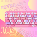 AULA AC306P2 Type 2 Wireless Gaming Keyboard and Mouse Combo – Pink - Image 2