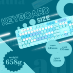 AULA AC306P2 Type 2 Wireless Gaming Keyboard and Mouse Combo – Blue - Image 4