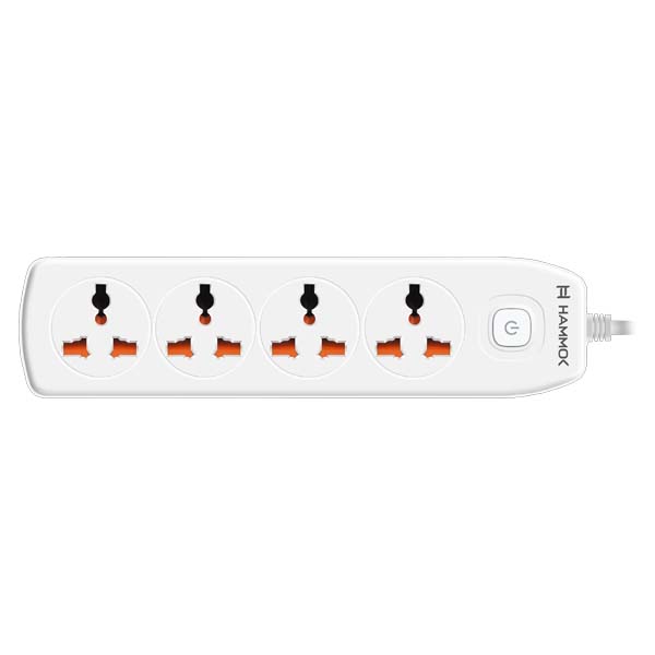 Hammok Halo 4+1 Power Strip with 5 Meter Cable