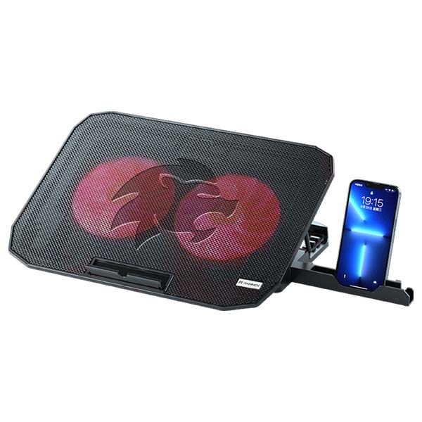 Hammok Mint Laptop Cooling Stand with Mobile Holder – Dual Fan