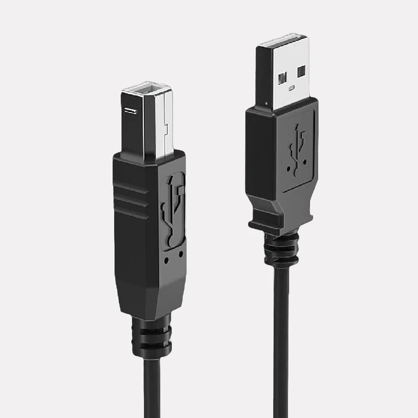 HAMMOK Harmony USB 2.0 Printer Cable 10M – High-Speed USB A to B Cable for Printers & Scanners