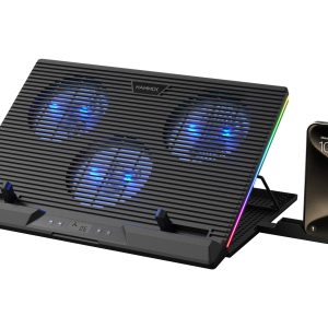 Hammok Rockstar Laptop RGB Cooler Pad with Mobile Stand Triple Fan