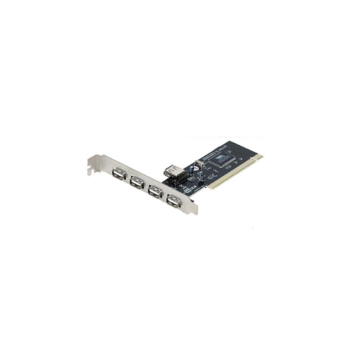 Hammok PCI USB 2.0 4-Port Expansion Card for Desktop PC High-Speed USB Controller