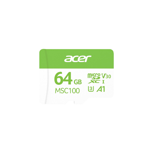 Acer 64GB MicroSD Card U3 – High-Speed Memory Card